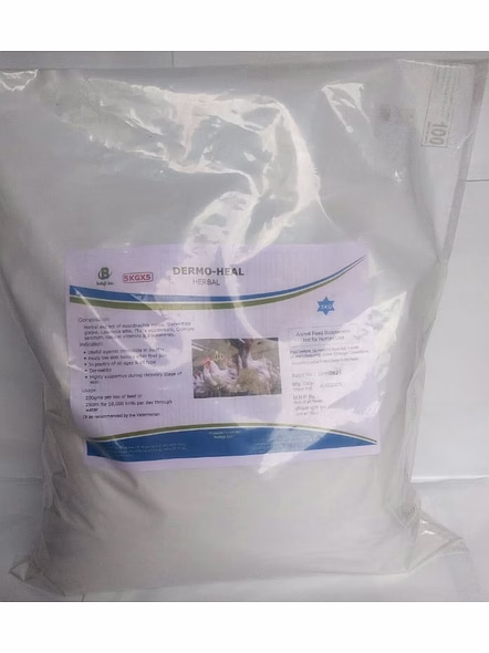 Dermoheal Herbal Skin Health Supplement - 5Kg X 5 Pack For Poultry Dermatitis Prevention