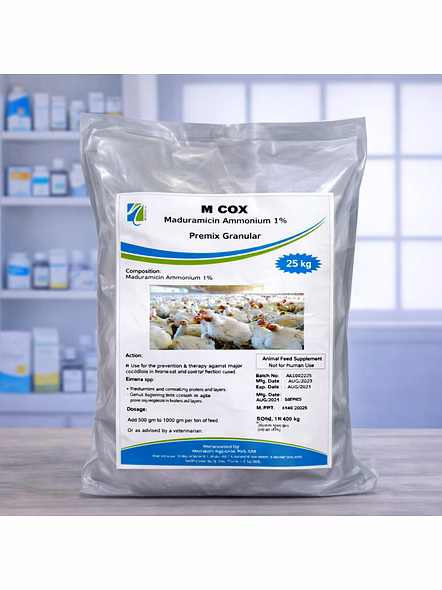 M Cox 1% - Maduramicin Ammonium 1% Granular