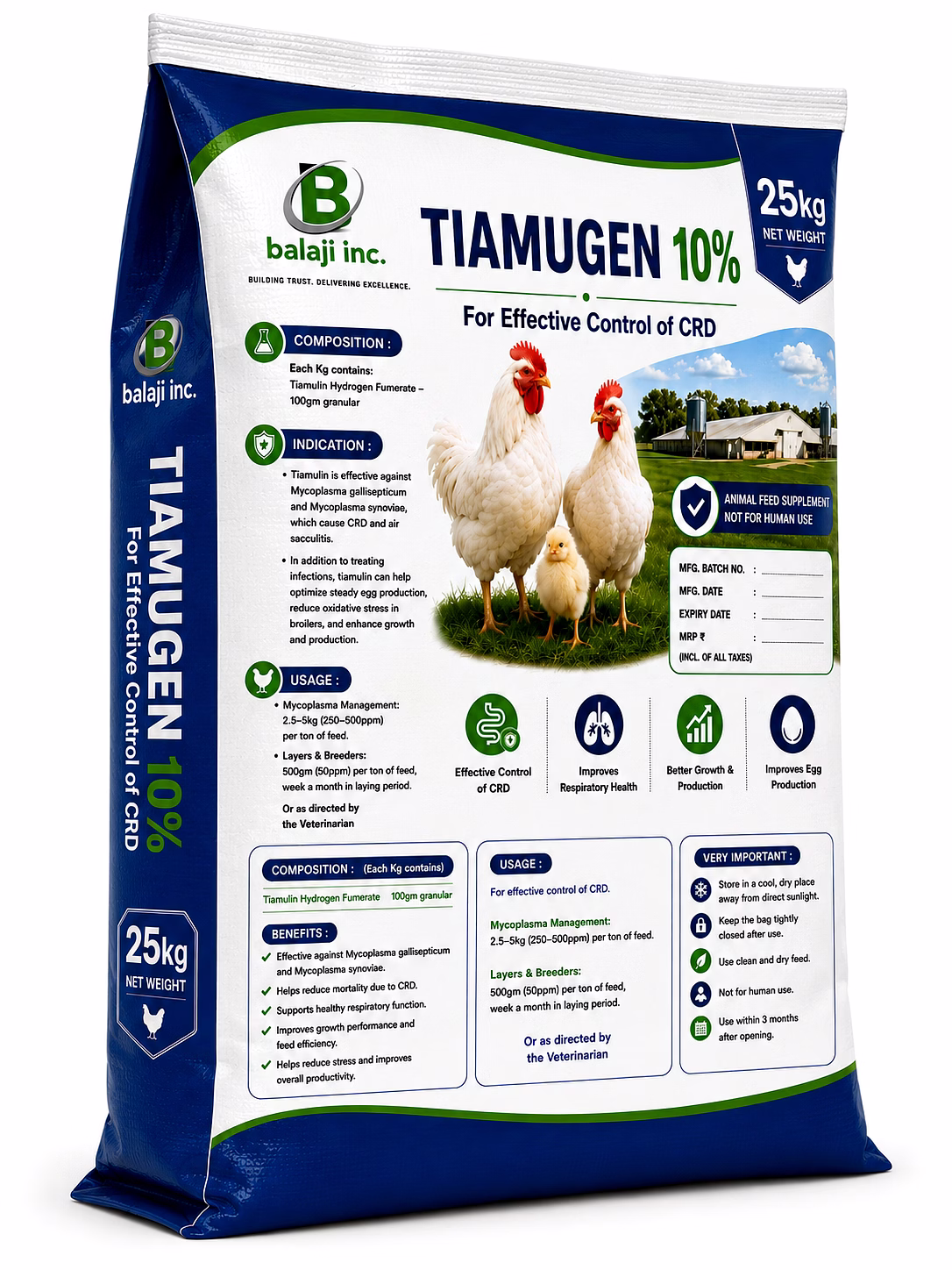 Tiamugen 10% - Tiamulin Hydrogen Fumerate image 1