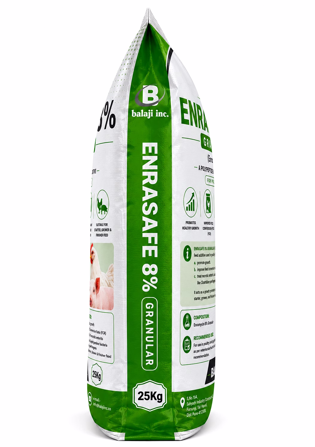 Enrasafe 8% - 25Kg - Enramycin Hcl image 4