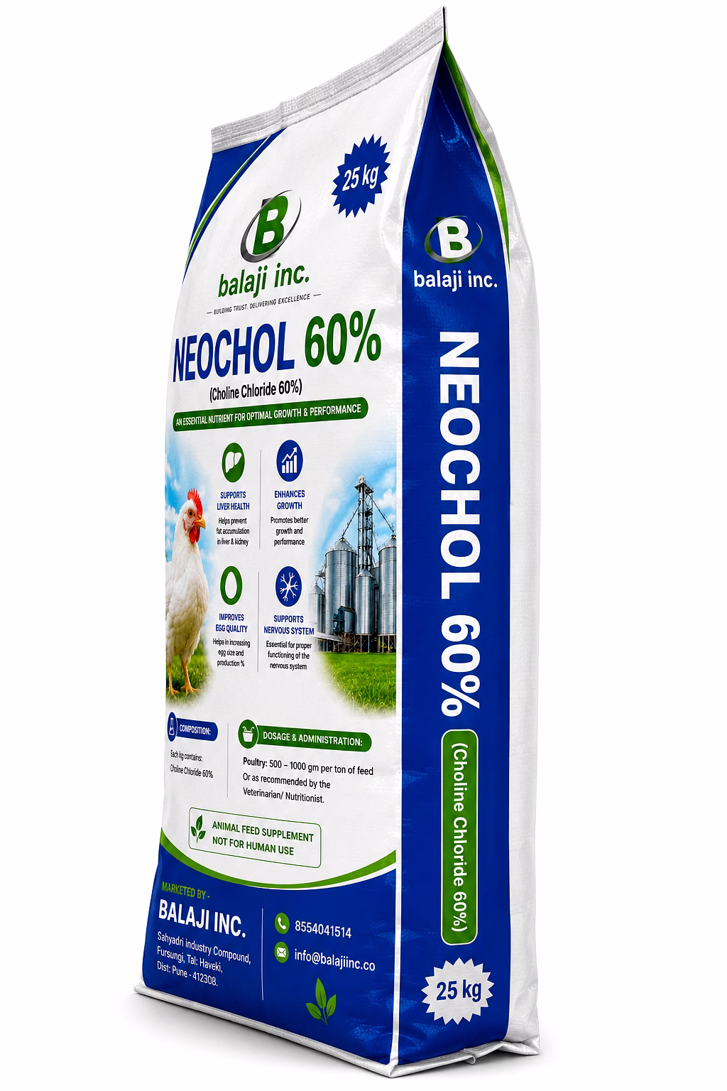 Neochol 60% - Choline Chloride - Serial Base image 3