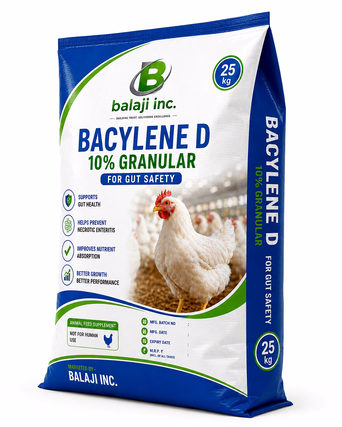 Bacylene D 10% Granular - Bacitracin Methylene Disalicylate image 3