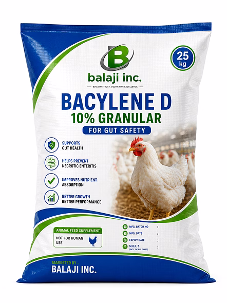 Bacylene D 10% Granular - Bacitracin Methylene Disalicylate
