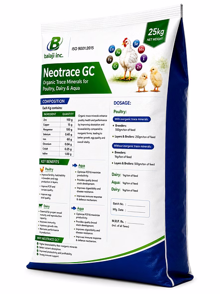 Neotrace Gc - 25Kg - Organic Trace Minerals