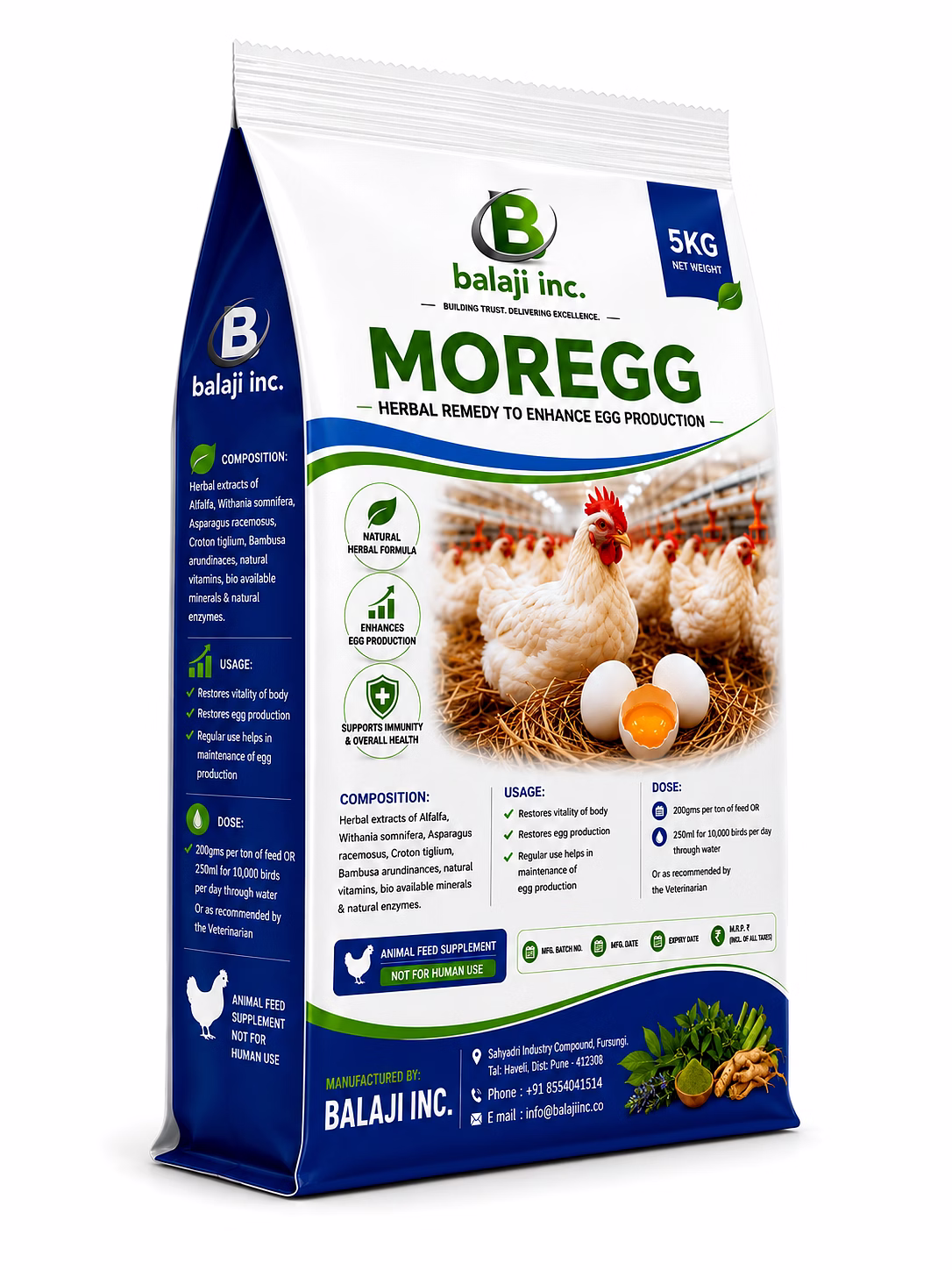 Moregg-Herbal 5Kgx5 image 3