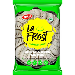 frozen cheese & corn momos