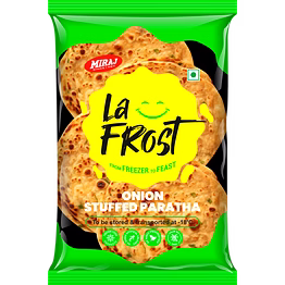 frozen onion paratha
