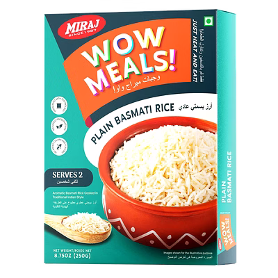 ready to eat plain basmati rice