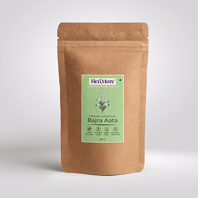 herimore bajra atta/pearl millet flour