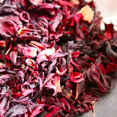 KRISHNA PRODUCTS ORGANIC DRIED EDIBLE HIBISCUS FLOWERS 100gm-1