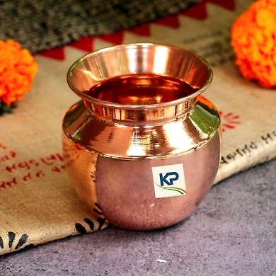 COPPER POOJA KALASH // SACRED // KRISHNA PRODUCTS-1
