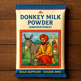 04 - donkey milk powder (unsweetened) || hsn:04049000