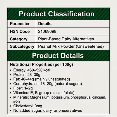 Peanut Milk Powder (Unsweetened)-1