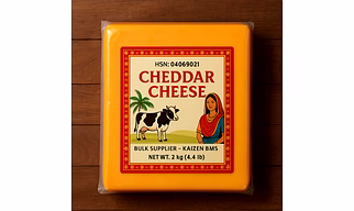 04 - Cheddar Cheese || HSN:04069021