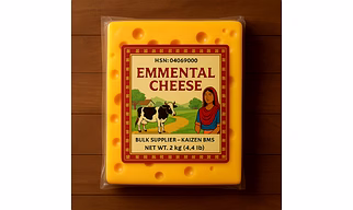 04 - Emmental Cheese || HSN:04069000