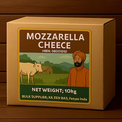 HSN:04061010 &gt; Mozzarella Cheese-Block-2