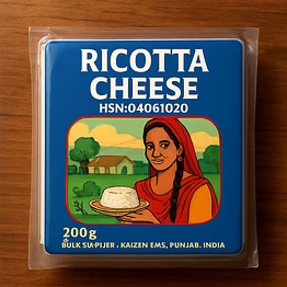 04 - ricotta cheese || hsn:04061020