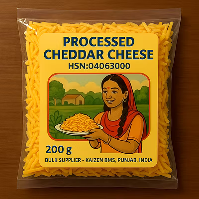 HSN:04063000 &gt; Processed Cheddar Cheese-12763037