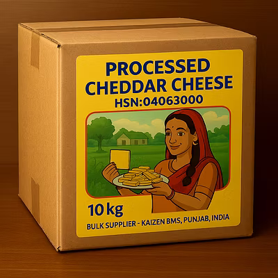 HSN:04063000 &gt; Processed Cheddar Cheese-Slices-3