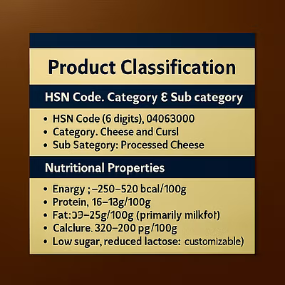 HSN:04063000 &gt; Processed Mozzarella Cheese-Blocks-2