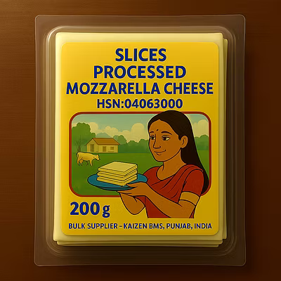 HSN:04063000 &gt; Processed Mozzarella Cheese-12763095