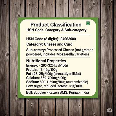 HSN:04063000 &gt; Cheese Spread-4