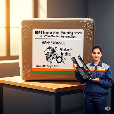 HSN: 3926 HSN: 8708 &gt; HDPE Automotive Parts-3