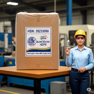 HSN:39233090 &gt; HDPE Bottles and Containers-12764273