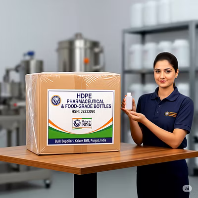 HSN:39233090 &gt; HDPE Bottles and Containers-4