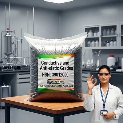 HSN:39012000 &gt; HDPE Carbon Black Filled Resin-4