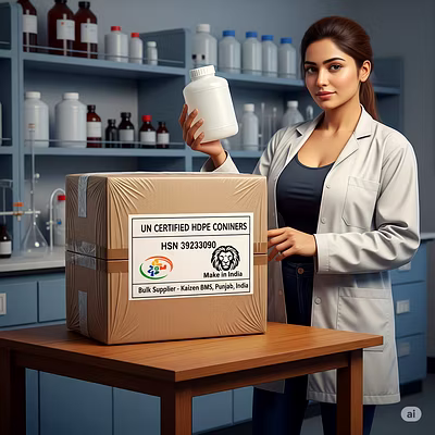 HSN:39233090 &gt; HDPE Containers-1