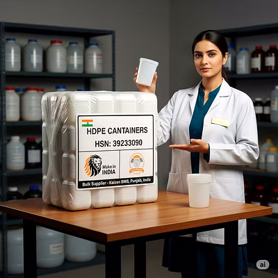 HSN:39233090 &gt; HDPE Containers-2