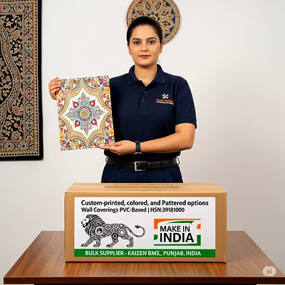 HSN: 39181000 &gt; Wall/Ceiling Coverings with Textile Backing (PVC-based)-2