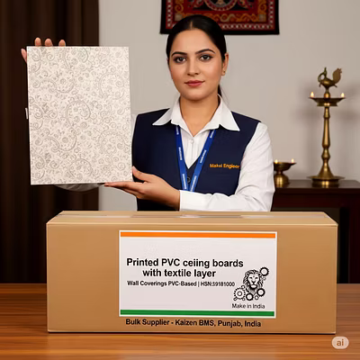 HSN: 39181000 &gt; Wall/Ceiling Coverings with Textile Backing (PVC-based)-4