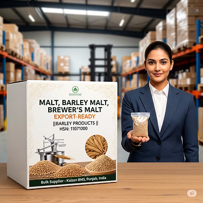 11 - barley malt, brewer’s malt export-ready || hsn:11071000