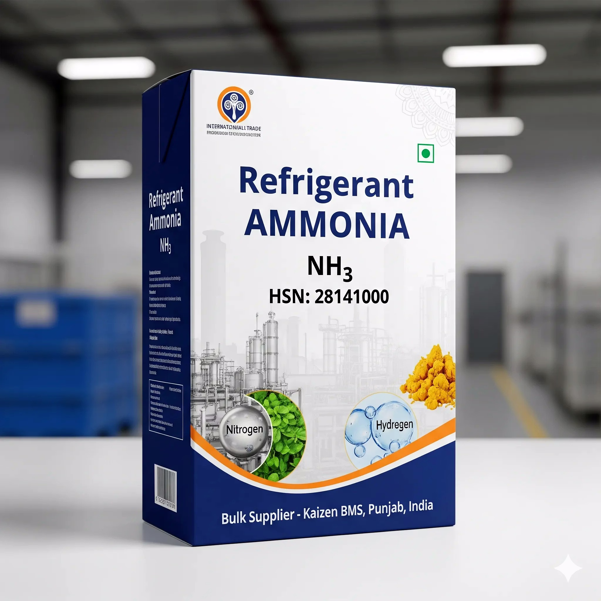28 - refrigerant ammonia || hsn: 28141000