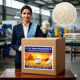 10 - basmati rice || 1121 - steam basmati rice || hsn: 10063020