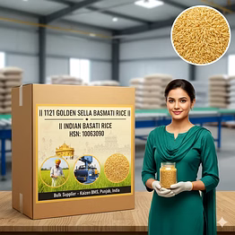 10 - basmati rice - 1121 golden sella || 1121 white sella || hsn: 10063090