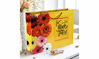Custom Printed Thank You Paper Bags