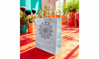 Customized Mandala Paper Bag