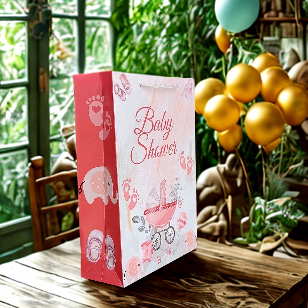 baby shower return gift paper bag