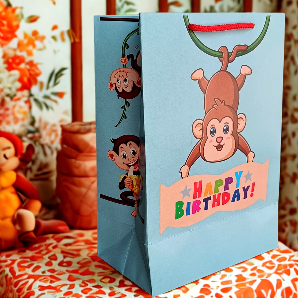 happy birthday kids return gift paper bag