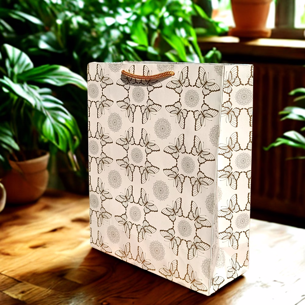 Elegant Butterfly Mandala Paper Bags image 1
