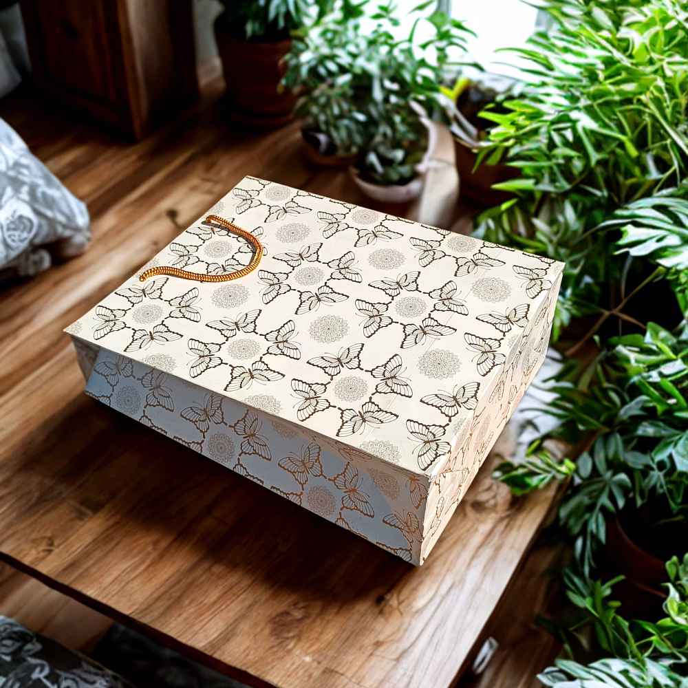 Elegant Butterfly Mandala Paper Bags image 2