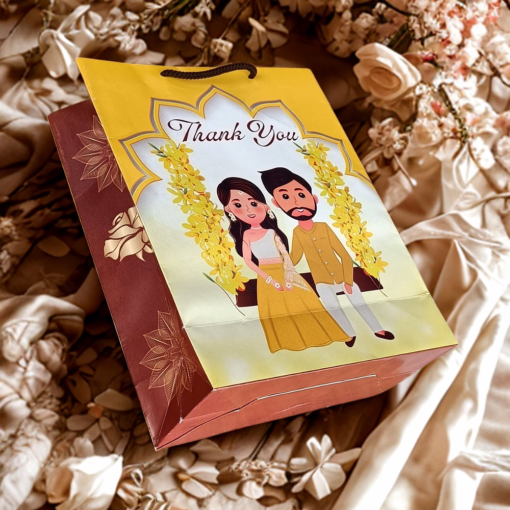 wedding return gift paper bags