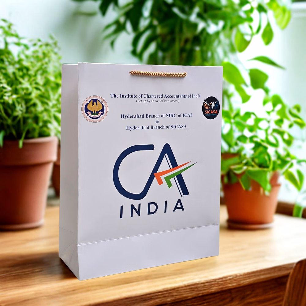 custom printed corporate paper bags