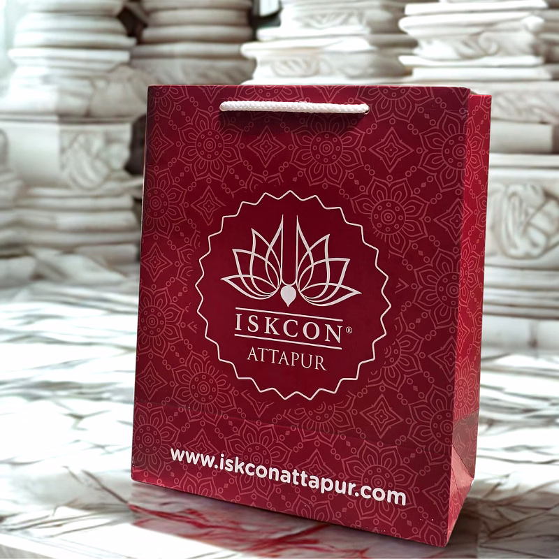 ISKCON Attapur Premium Gift Paper Bag image 1
