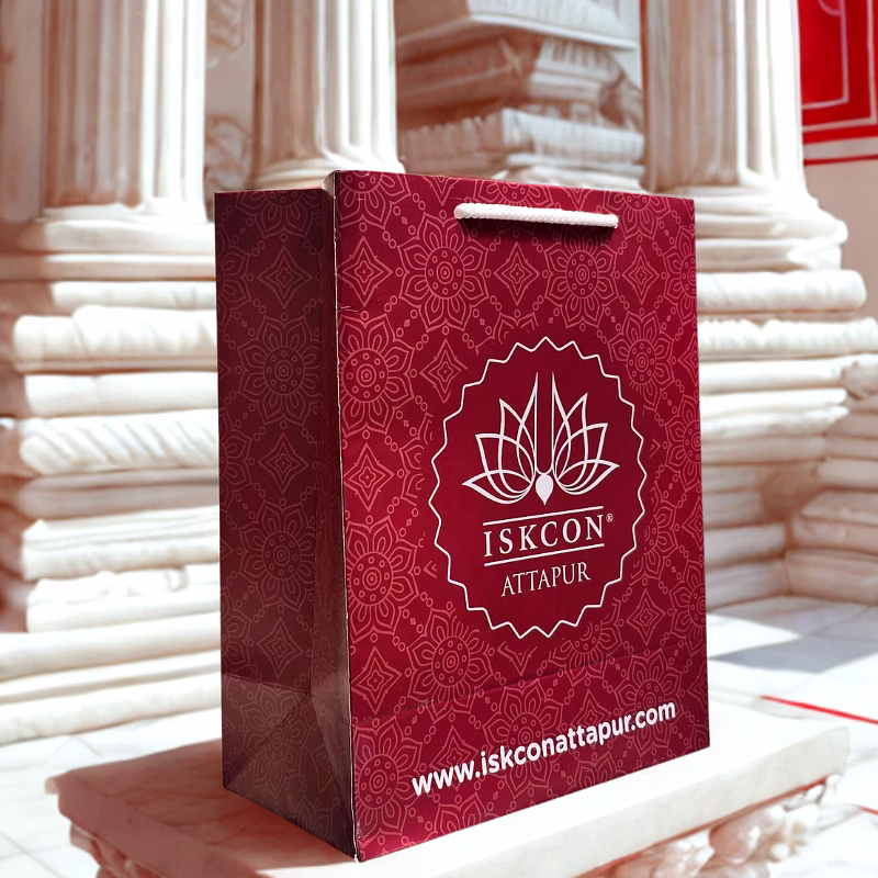 ISKCON Attapur Premium Gift Paper Bag image 4