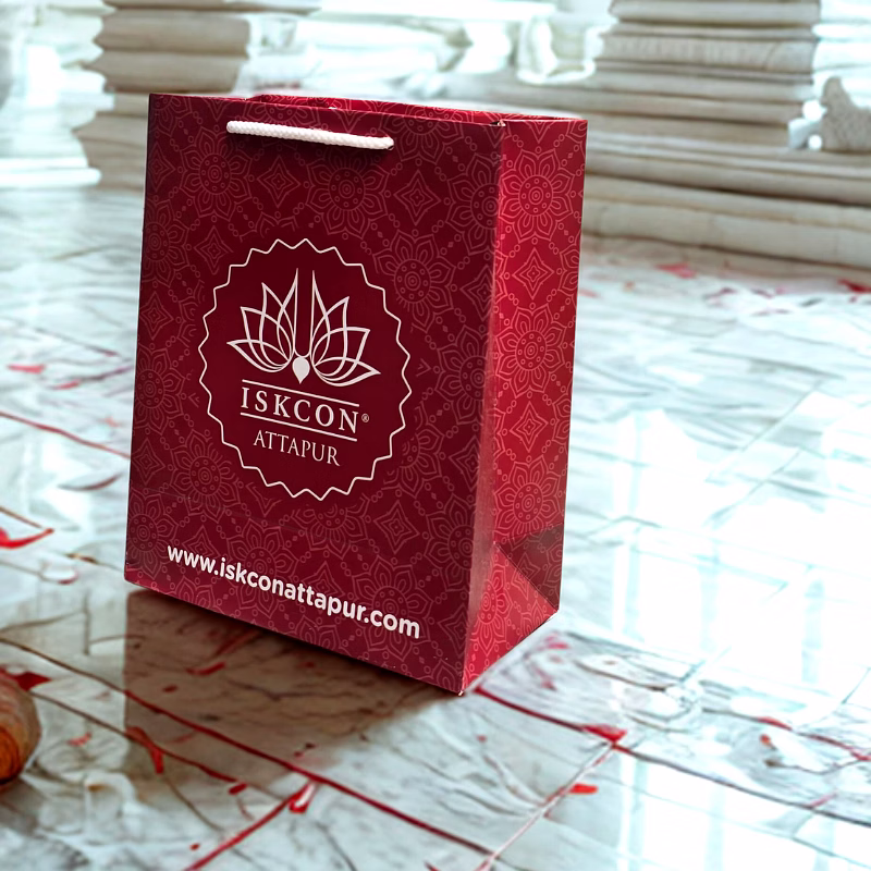 ISKCON Attapur Premium Gift Paper Bag image 5