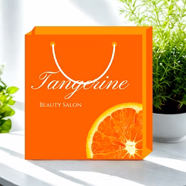 custom beauty salon paper gift bag